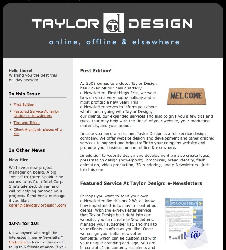 Image for You need an e-newsletter! with ID of: 99857