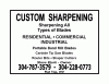 Photo for CUSTOM SHARPENING