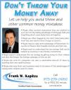 Photo for Don't Throw Your Money Away - Avoid Common Money Mistakes