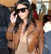 Photo for Kim Kardashian Brown Leather Jacket