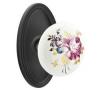 Photo for Emtek Porcelain Door Knob with Brass Rosette | Locking hardware