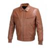 Photo for Mens Bomber Leather Fashion Jacket FJ3