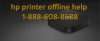Photo for hp printer offline help 1-888-608-8688