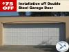 Photo for Get $75 Special Discount on Installation off Double Steel Garage Door