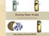 Photo for Lifetime Warranty on Dummy Set Knobset at LockingHardware.com