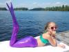 Photo for Fantasyfin.com provides custom made mermaid swimsuit for little girl