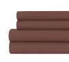 Photo for Shop Luxury Flannel Bed Sheet Sets In Maroon Color
