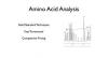 Photo for amino acid analysis