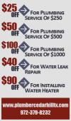 Photo for Plumber Cedar Hill TX
