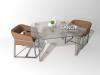 Photo for STALACTITE GLASS DINING TABLE