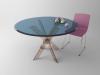 Photo for CABOCHON GLASS DINING TABLE