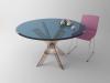 Photo for CABOCHON GLASS DINING TABLE