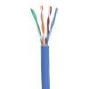 Photo for 1000ft Cat5E Plenum Ethernet Networking Cable 24Awg UTP 350Mhz Blue