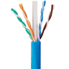 Photo for 1000ft Cat6 Plenum Bare Copper Ethernet Networking Cable UTP 23Awg 550Mhz Blue
