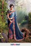 Photo for designer party wear sarees online shopping