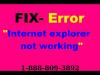 Photo for Internet Explorer Tech Support Number 1-888-809-3892 When Internet Explorer Not Working