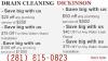 Photo for Drain Cleaning Dickinson TX