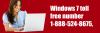 Photo for Windows 7 toll free number 1-888-524-8675