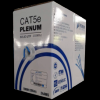 Photo for 1000ft Cat5e Plenum Bare Copper Ethernet Networking Cable UTP 24Awg 350Mhz Blue