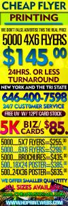 Photo for color Club Flyer Printing 24 Hour Turnaround brooklyn new york
