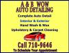 Photo for A & B Wow Auto Detailing