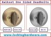 Photo for Discounted Price on Kwikset One Sided Deadbolts | Call us (800) 604-1922