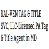 Photo for Kal-Ven Tag & Title Service, LLC-Licensed PA Tag & Title Agent in MD