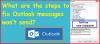 Photo for What are the steps to fix Outlook messages won’t send?