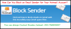 Photo for How Can You Block an Email Sender for Your Hotmail Account?