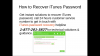 Photo for iTunes Password Reset