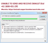 Photo for UNABLE TO SEND AND RECEIVE EMAILS? Dial +61 1800-431-295