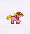 Photo for Cowboy Dressed Horse Applique Embroidery Design