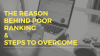 Photo for What is the reason behind poor SEO ranking and how to overcome?