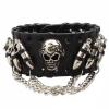 Photo for Ultra Leather Goth Steampunk Style Bracelet