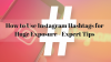 Photo for How to Use Instagram Hashtags for Huge Exposure – Expert Tips