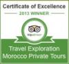 Photo for Travel Exploration Morocco, Trip Advisor Certificate of Excellence 2013