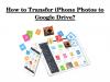 Photo for How To Transfer Photos From iPhone To Google Drive?