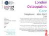 Photo for London Osteopathic Care