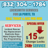 Photo for Locksmith La Porte Texas