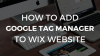 Photo for How to add Google Tag Manager to a Wix Website