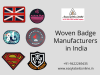 Photo for Woven Badges Manufacturers and Suppliers in India