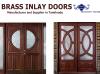 Photo for Brass inlay Doors Manufacturer and Supplier in Tamilnadu