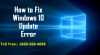 Photo for Online Support to Fix Windows 10 Update Error