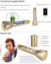 Photo for Buy online K's 4 in 1 Bluetooth Karaoke Microphone (Golden)-DVCOMM.IN