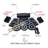 Photo for Buy online K's Portable 9 pad Electronic Roll up Drum with Built-in Speaker-DVCOMM.IN
