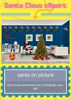 Photo for Creative Xmas Santa Claus clipart-santa on picture
