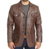 Photo for 70’S STYLE BROWN LEATHER JACKET FOR MEN