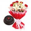 Photo for Same Day Delivery of Fresh Flowers and Cakes  Combo