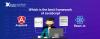 Photo for ReactJS vs AngularJS: Which is the best framework of JavaScript