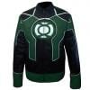 Photo for Riados Green Lantern Cosplay Biker Leather Costume Jacket| Halloween Costumes for Men